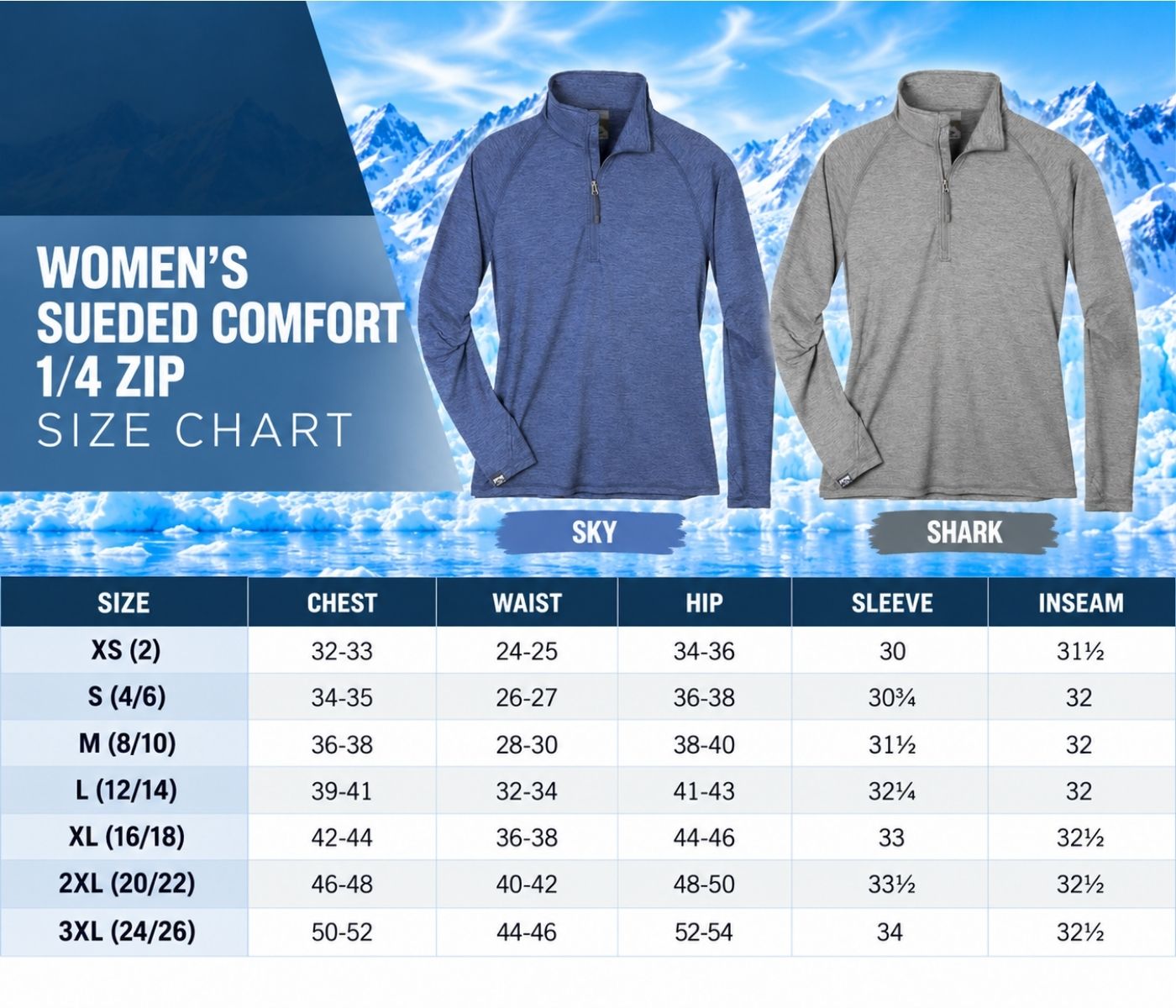 Sueded Comfort 1/4 Zip